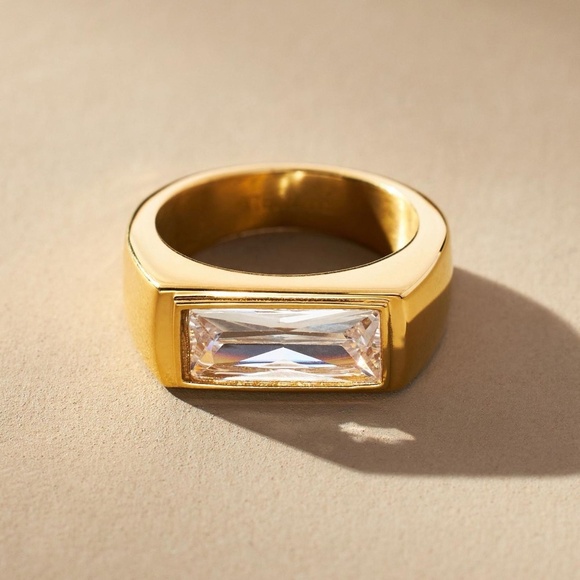 NWT Anthropologie  Cendré Madame Crystal Ring Size 7 - Picture 4 of 5